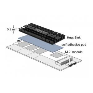 DELOCK Ψύκτρα 70 mm flat για M.2 συσκευές, μαύρη | PC & Αναβάθμιση | elabstore.gr