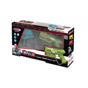 JAMARA Impulse laser set μάχης με ήχο, LED, δόνηση, 4 ρυθμίσεις όπλου | Παιχνίδια | elabstore.gr