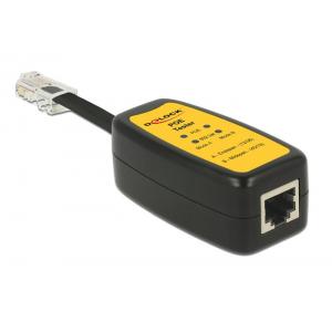 DELOCK Power over Ethernet Tester 802.3af/at, RJ45 | Εργαλεία | elabstore.gr