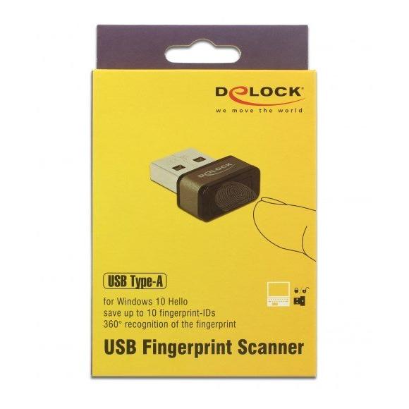 DELOCK USB Type-A Fingerprint Scanner για Windows 10 Hello | eLabstore.gr DELOCK USB Type-A Fingerprint Scanner για Windows 10 Hello | Συνοδευτικά PC | elabstore.gr
