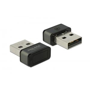 DELOCK USB Type-A Fingerprint Scanner για Windows 10 Hello | Συνοδευτικά PC | elabstore.gr