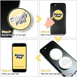 Sticky Pad για smartphone, πολλαπλών χρήσεων, Smile | Αξεσουάρ κινητών | elabstore.gr