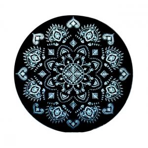 Sticky Pad για smartphone, πολλαπλών χρήσεων, Rosettes Black | Αξεσουάρ κινητών | elabstore.gr