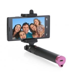 LOCUST Selfie stick, Bluetooth, 80cm, κόκκινο | Αξεσουάρ κινητών | elabstore.gr