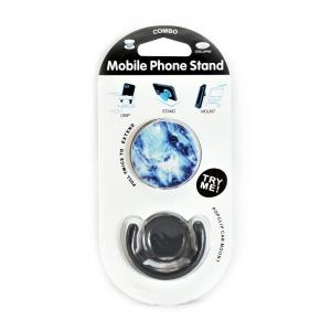 Pop mobile stand & holder με βάση αυτοκινήτου, Granite White | Αξεσουάρ κινητών | elabstore.gr