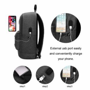 ARCTIC HUNTER τσάντα πλάτης B-00290-BK με θήκη laptop, αδιάβροχη, μαύρη | Οικιακές & Προσωπικές Συσκευές | elabstore.gr