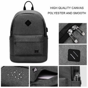 ARCTIC HUNTER τσάντα πλάτης B-00290-BK με θήκη laptop, αδιάβροχη, μαύρη | Οικιακές & Προσωπικές Συσκευές | elabstore.gr
