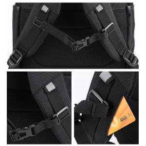 ARCTIC HUNTER τσάντα πλάτης B00120C-BK με θήκη laptop, αδιάβροχη, μαύρη | Οικιακές & Προσωπικές Συσκευές | elabstore.gr