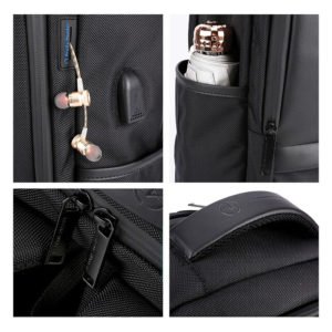 ARCTIC HUNTER τσάντα πλάτης B00120C-BK με θήκη laptop, αδιάβροχη, μαύρη | Οικιακές & Προσωπικές Συσκευές | elabstore.gr