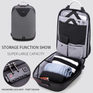 ARCTIC HUNTER τσάντα πλάτης B00208-DG με θήκη laptop, αδιάβροχη, γκρι | Οικιακές & Προσωπικές Συσκευές | elabstore.gr