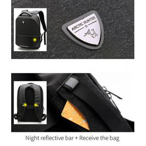 ARCTIC HUNTER τσάντα πλάτης B00216-BK με θήκη laptop, αδιάβροχη, μαύρη | Οικιακές & Προσωπικές Συσκευές | elabstore.gr