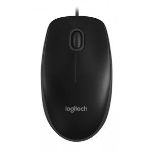 LOGITECH Ενσύρματο ποντίκι B100, οπτικό, 800DPI, USB, μαύρο | Συνοδευτικά PC | elabstore.gr