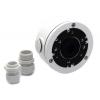 LONGSE Μεταλλική βάση στήριξης καμερών Dome και Bullet, White | Κλειστό Κύκλωμα CCTV | elabstore.gr