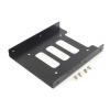 POWERTECH Tray Μετατροπής από 3.5" σε 2.5", μεταλλικό, μαύρο | Συνοδευτικά PC | elabstore.gr