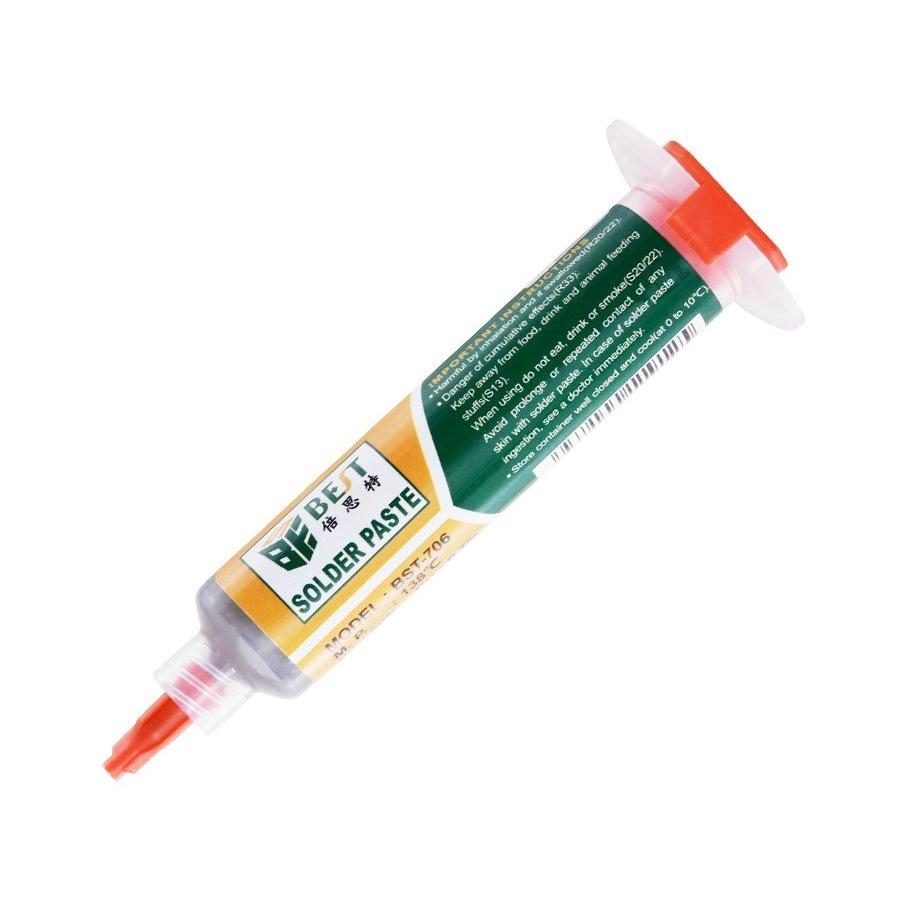 BEST Solder Paste BST-706, Lead-free, 10cc | eLabstore.gr BEST Solder Paste BST-706, Lead-free, 10cc | Εργαλεία | elabstore.gr