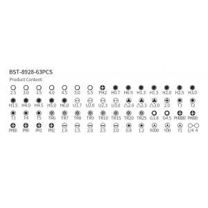 BEST σετ Κατσαβίδια BST-8928, Κασετίνα, 63 τεμ | eLabstore.gr BEST σετ Κατσαβίδια BST-8928, Κασετίνα, 63 τεμ | Εργαλεία | elabstore.gr