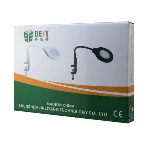 BEST Μεγεθυντικός Φακός BST-9145, με λάμπα LED, ρυθμιζόμενος, Λευκός | Εργαλεία | elabstore.gr