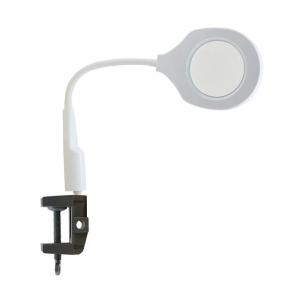 BEST Μεγεθυντικός Φακός BST-9145, με λάμπα LED, ρυθμιζόμενος, Λευκός | Εργαλεία | elabstore.gr