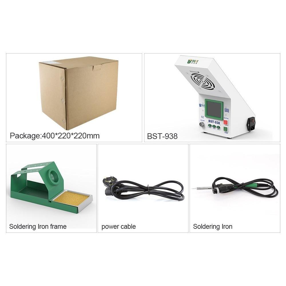 BEST Soldering Station BST-938 με σταθμό απορόφησης καπνού και LED φως | eLabstore.gr BEST Soldering Station BST-938 με σταθμό απορόφησης καπνού και LED φως | Εργαλεία | elabstore.gr