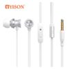 YISON earphones με μικρόφωνο D7, λευκό | Αξεσουάρ κινητών | elabstore.gr