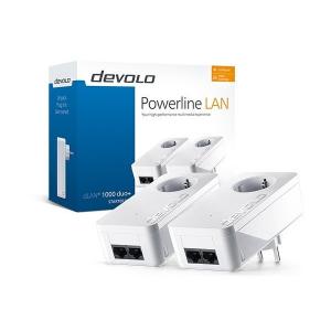 DEVOLO Powerline dLan 1000 duo+ 08117 Starter KIT, 2x adapters, 1000Mbps | Δικτυακά | elabstore.gr