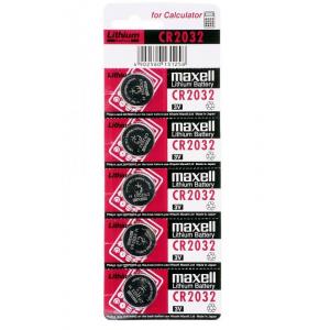 MAXELL Μπαταρία λιθίου CR2032, 3v, 5τμχ | Μπαταρίες | elabstore.gr