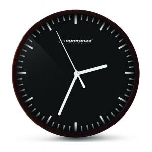 ESPERANZA ρολόι τοίχου Budapest EHC010K, 20cm, μαύρο | Οικιακές & Προσωπικές Συσκευές | elabstore.gr