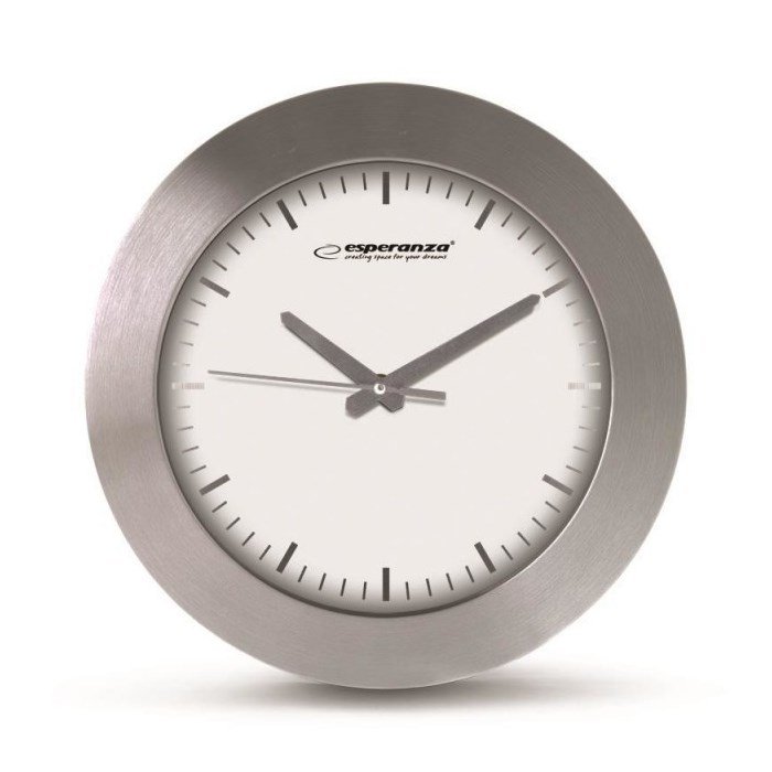 ESPERANZA ρολόι τοίχου Houston EHC011W, λευκό | eLabstore.gr ESPERANZA ρολόι τοίχου Houston EHC011W, 25cm, λευκό | Οικιακές & Προσωπικές Συσκευές | elabstore.gr