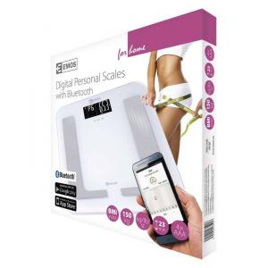 EMOS smart ζυγαριά μπάνιου EV107, με μετρήσεις λίπους, μάζας, bluetooth | Οικιακές & Προσωπικές Συσκευές | elabstore.gr