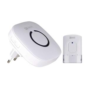 EMOS Ασύρματο κουδούνι εξώπορτας P5718W, 52 ήχοι, 120μ εμβέλεια, 230V | Οικιακές & Προσωπικές Συσκευές | elabstore.gr
