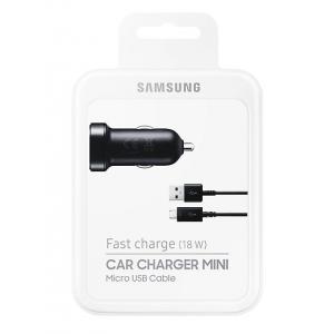SAMSUNG Φορτιστής αυτοκινήτου Mini EP-LN930, Micro USB, 18W 2A, μαύρο | Αξεσουάρ κινητών | elabstore.gr