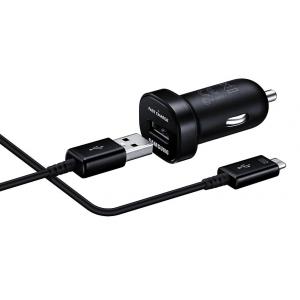 SAMSUNG Φορτιστής αυτοκινήτου Mini EP-LN930, Micro USB, 18W 2A, μαύρο | Αξεσουάρ κινητών | elabstore.gr