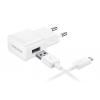 SAMSUNG φορτιστής τοίχου EP-TA20EWE, Micro USB, 15W 2A, λευκό | Αξεσουάρ κινητών | elabstore.gr