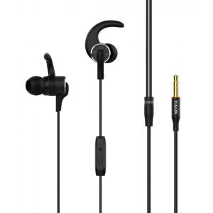 YISON Sports earphones με μικρόφωνο EX230, 10mm, 1.2m, μαύρο | Αξεσουάρ κινητών | elabstore.gr
