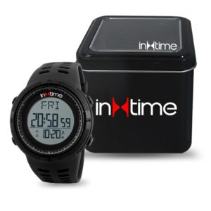 INTIME Ρολόι χειρός Step-01, Pedometer, Θερμίδες, El φωτισμός, μαύρο | Οικιακές & Προσωπικές Συσκευές | elabstore.gr
