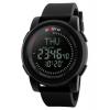 INTIME Ρολόι χειρός Comp-01, πυξίδα, World time, El φωτισμός, μαύρο | Οικιακές & Προσωπικές Συσκευές | elabstore.gr