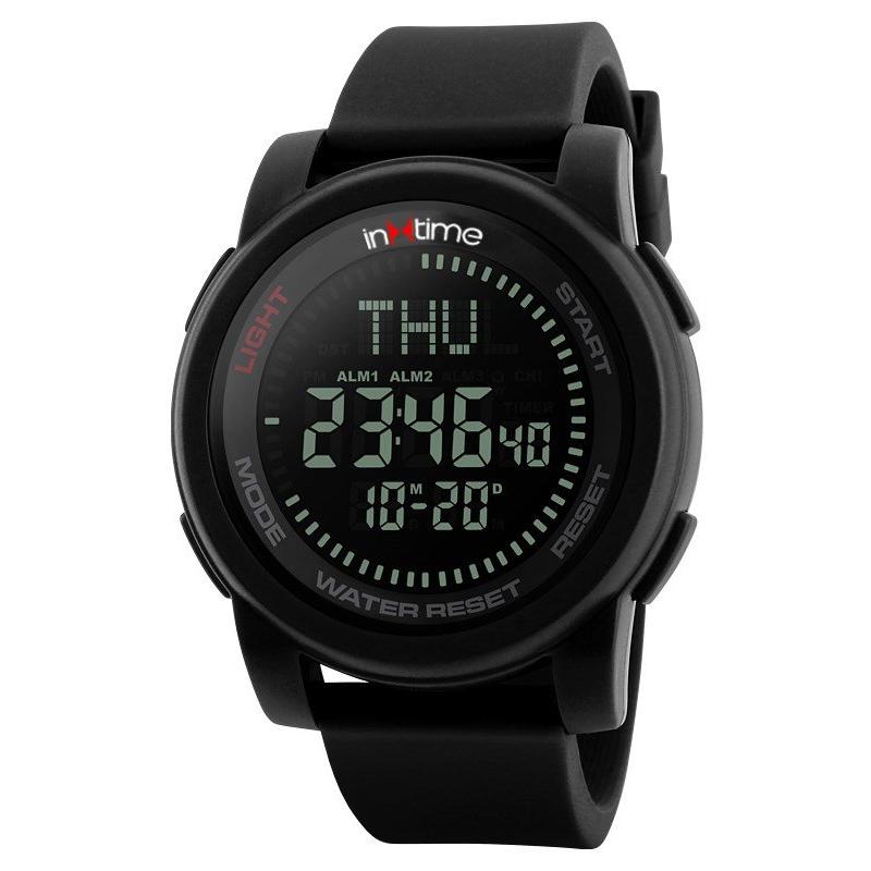 INTIME Ρολόι χειρός Comp-01, πυξίδα, World time, El φωτισμός, μαύρο | eLabstore.gr INTIME Ρολόι χειρός Comp-01, πυξίδα, World time, El φωτισμός, μαύρο | Οικιακές & Προσωπικές Συσκευές | elabstore.gr