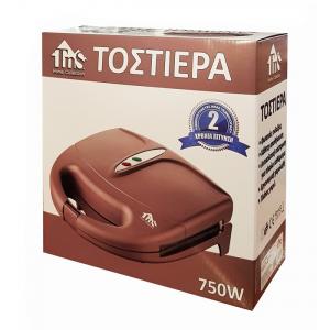 TNS Τοστιέρα K-702, 750W, αντικολλητική επιφάνεια, μπρονζέ | eLabstore.gr TNS Τοστιέρα K-702, 750W, αντικολλητική επιφάνεια, μπρονζέ | Οικιακές & Προσωπικές Συσκευές | elabstore.gr