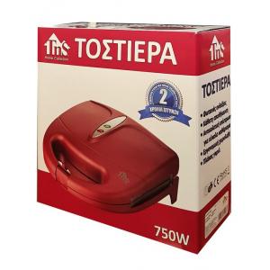 TNS Τοστιέρα K-702, 750W, αντικολλητική επιφάνεια, κόκκινη | eLabstore.gr TNS Τοστιέρα K-702, 750W, αντικολλητική επιφάνεια, κόκκινη | Οικιακές & Προσωπικές Συσκευές | elabstore.gr