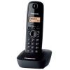 PANASONIC ασύρματο τηλέφωνο KX-TG1611GRH, ελληνικό μενού, μαύρο | Τηλεφωνία | elabstore.gr