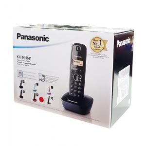 PANASONIC ασύρματο τηλέφωνο KX-TG1611GRW, ελληνικό μενού, μαύρο-άσπρο | Τηλεφωνία | elabstore.gr