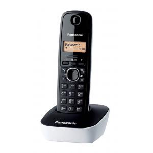 PANASONIC ασύρματο τηλέφωνο KX-TG1611GRW, ελληνικό μενού, μαύρο-άσπρο | Τηλεφωνία | elabstore.gr