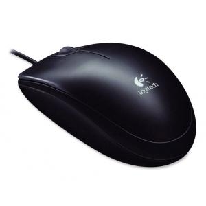 LOGITECH Ενσύρματο ποντίκι B100, οπτικό, 800DPI, USB, μαύρο | Συνοδευτικά PC | elabstore.gr