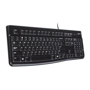 LOGITECH Ενσύρματο πληκτρολόγιο K120, USB, 1.5m, μαύρο | Συνοδευτικά PC | elabstore.gr