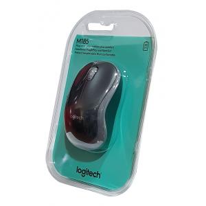LOGITECH ασύρματο ποντίκι M185, 1000DPI, 3 πλήκτρα, μαύρο-γκρι | Συνοδευτικά PC | elabstore.gr