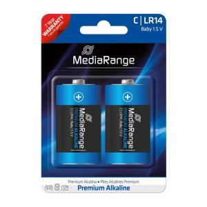 MEDIARANGE Premium αλκαλική μπαταρία C LR14 Baby 1.5V, 2τμχ | Μπαταρίες - Φακοί | elabstore.gr