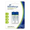 MEDIARANGE επαναφορτιζόμενη μπαταρία Mignon AA (HR6), 2600mAh, 2τμχ | Μπαταρίες | elabstore.gr