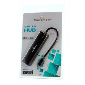POWERTECH USB Type-C σε USB 3.0V HUB, 4 Port, 15cm | eLabstore.gr POWERTECH USB Type-C σε USB 3.0V HUB, 4 Port, 15cm | Συνοδευτικά PC | elabstore.gr