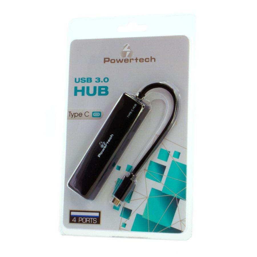 POWERTECH USB Type-C σε USB 3.0V HUB, 4 Port, 15cm | eLabstore.gr POWERTECH USB Type-C σε USB 3.0V HUB, 4 Port, 15cm | Συνοδευτικά PC | elabstore.gr