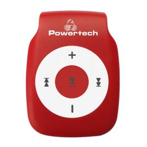 POWERTECH MP3 Player με clip, επαναφορτιζόμενο, microSD, Κόκκινο | Εικόνα & Ήχος | elabstore.gr